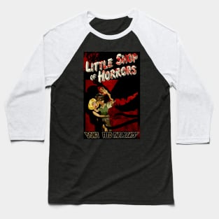 Little Shop of Horrors - pulp style Baseball T-Shirt